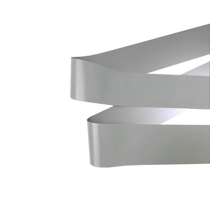 HCLITE 100% EN20471 Polyester Grey Vinyl Fabric Reflective Stripes for clothing