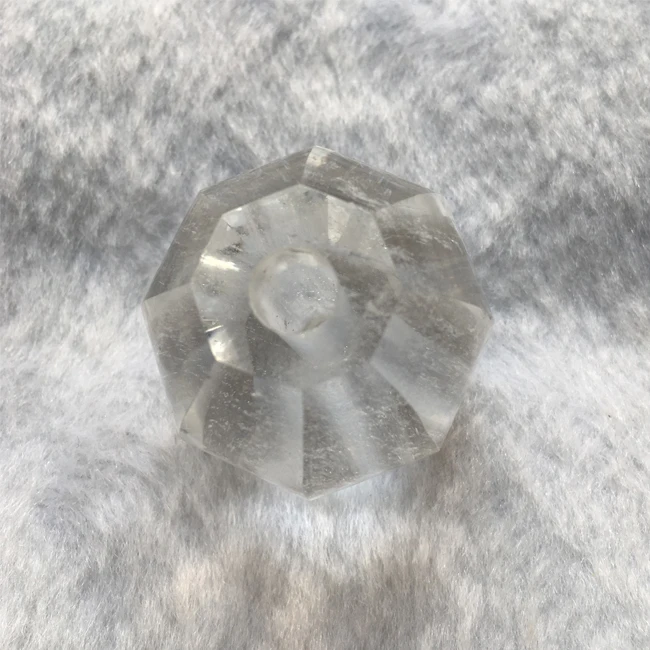 2017 Hot Selling Natural Rock Crystal Gemstone Knobs For Cabinet or Drawer