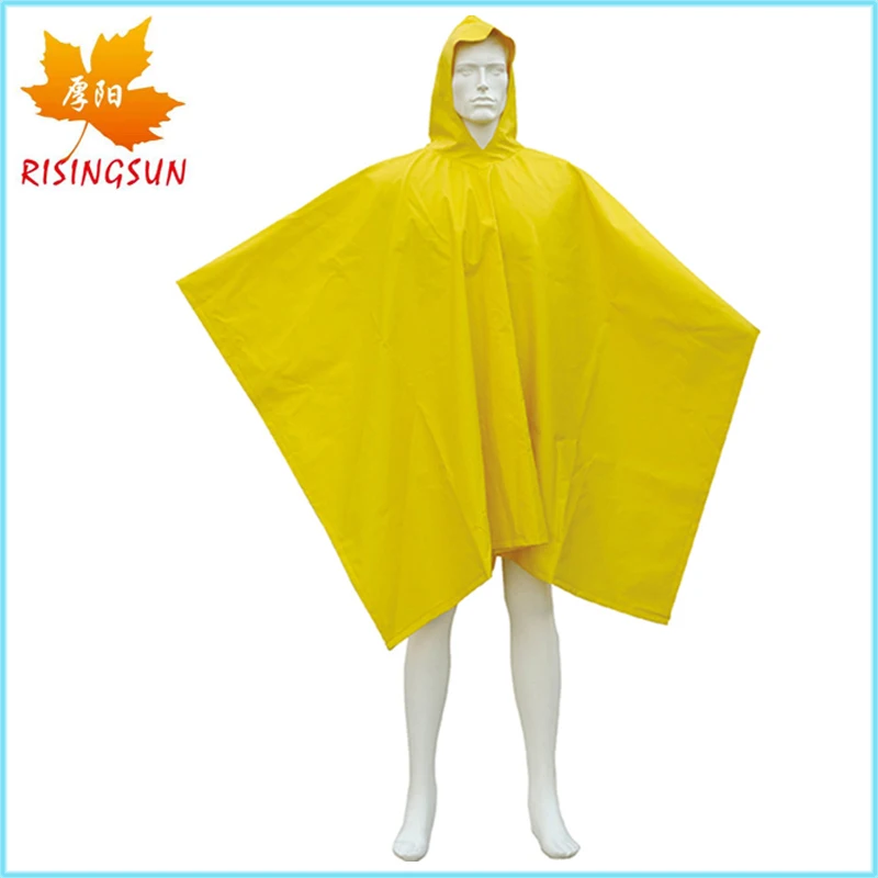Bicycle Raincoat Poncho Men Motorcycle Rain Poncho PVC Poncho Raincoat Adult Rainwear Manufacturer