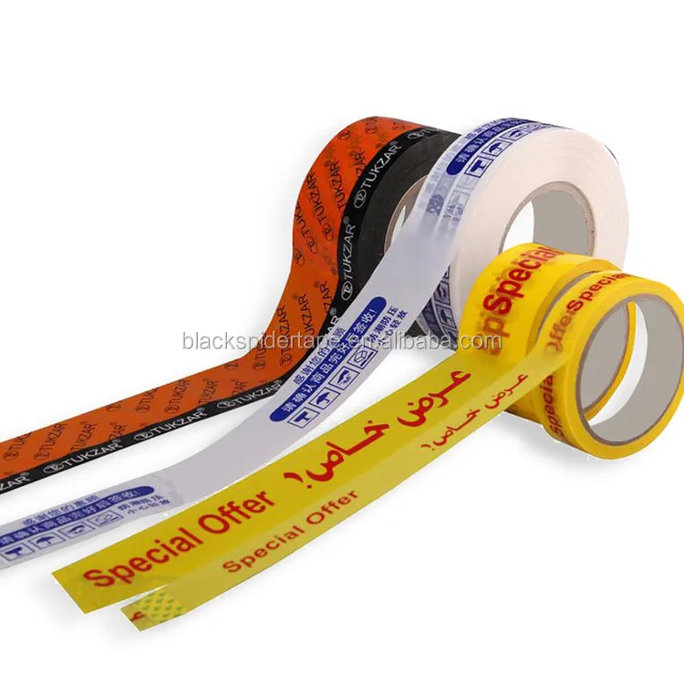 Free shipping printed adhesive tape bopp custom logo printed packing stickly tape