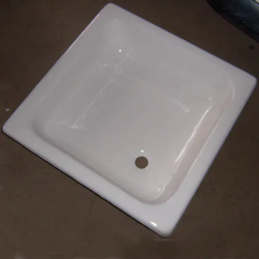traditional cheap wholesale price portable walk in shower pan cast iron shower tray