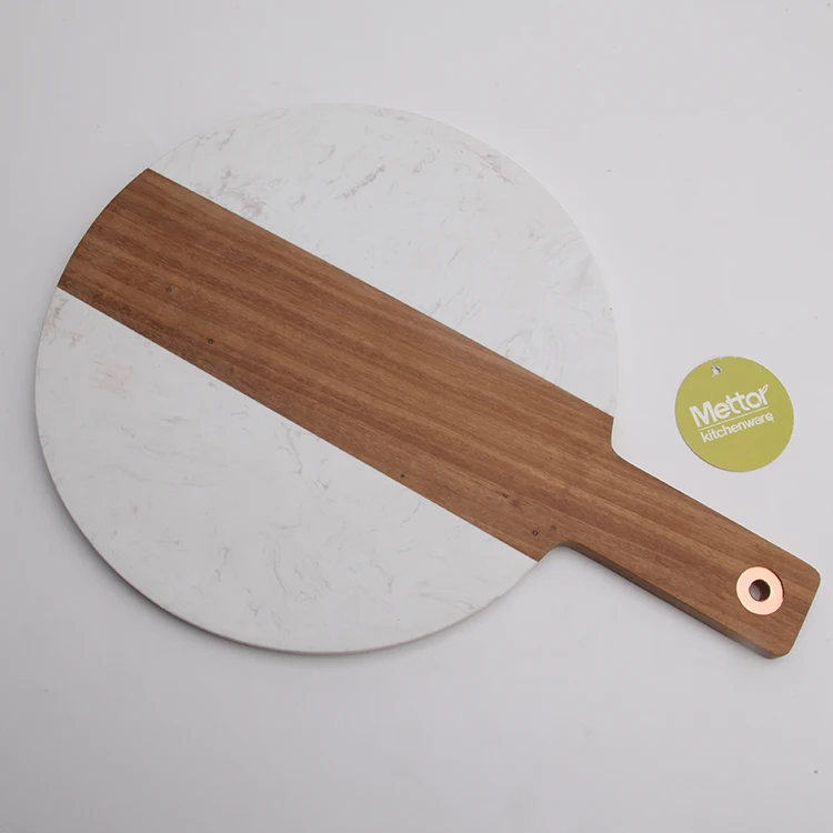 
Super Easy Clean flexible kitchen Marble round chopping board 