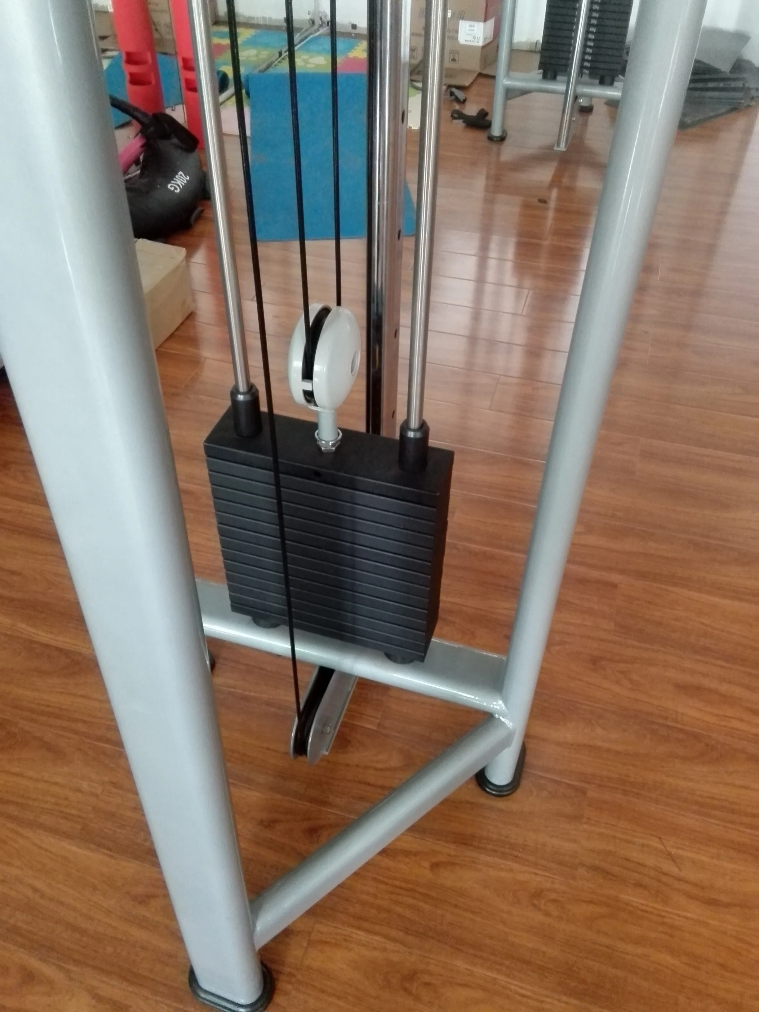 huiti fitness multi function station dual cable cross power rack gym equipment 3 stations