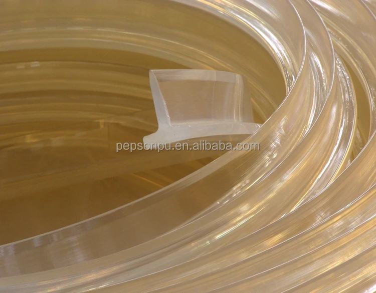 Polyurethane T Shaped Squeegee For Rotary Screen Printing Machines