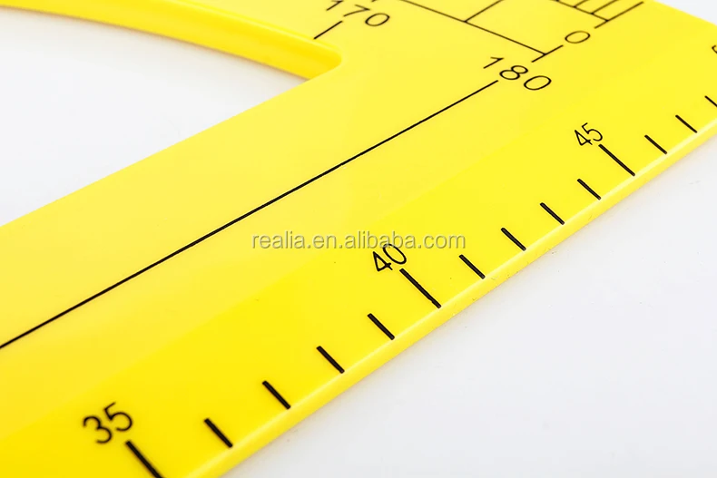 Преподавательный пластиковый транспортир