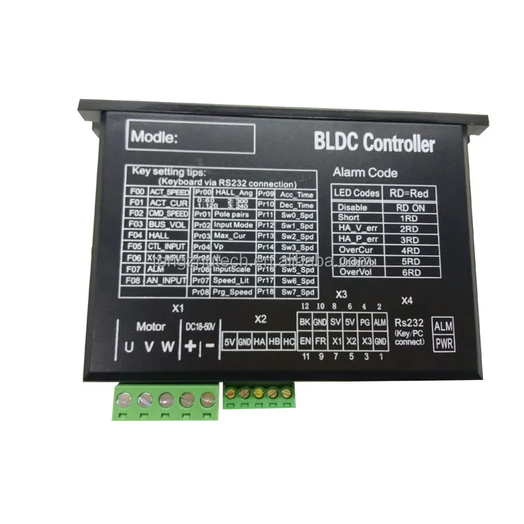 24v 100w DC Motor Controller BLDC Motor Control Kit Pulse Motor Driver