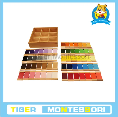 Монтессори материал цвет таблетки детские игрушки для сенсорная учебные