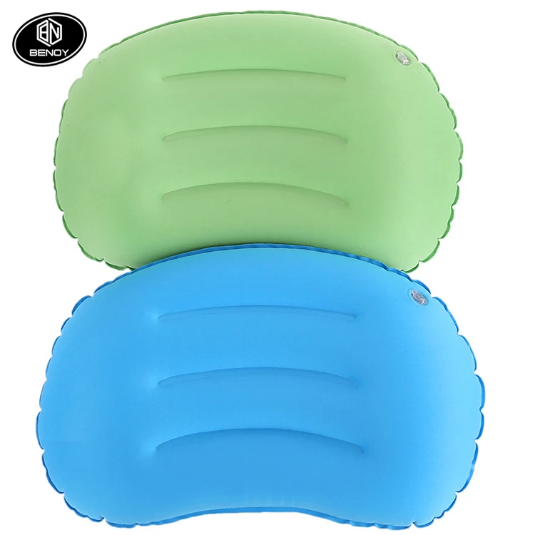
Hot Sale Amazon New TPU fabric inflatable square back support seat air camping cushion pillow for outdoor 