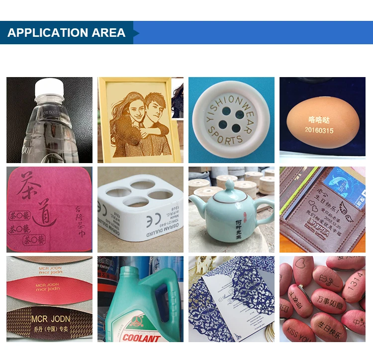 Synrad Dawei CRD CO2 laser rf metal tube laser marking machine PLASTIC LEATHER ACRYLIC