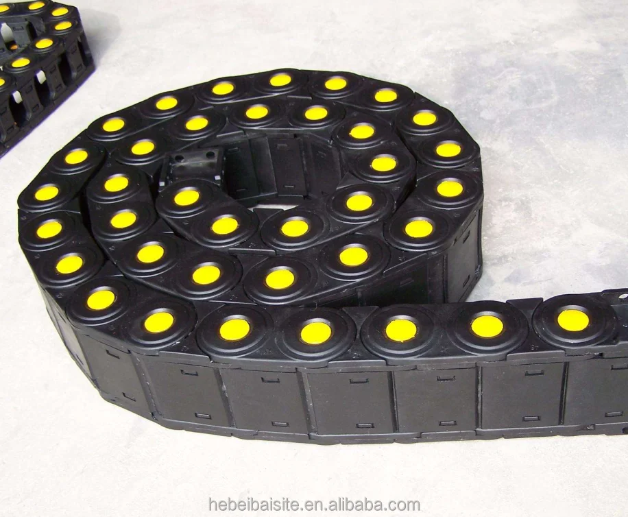 56 series plastic nylon cable electric drag chain for CNC machine