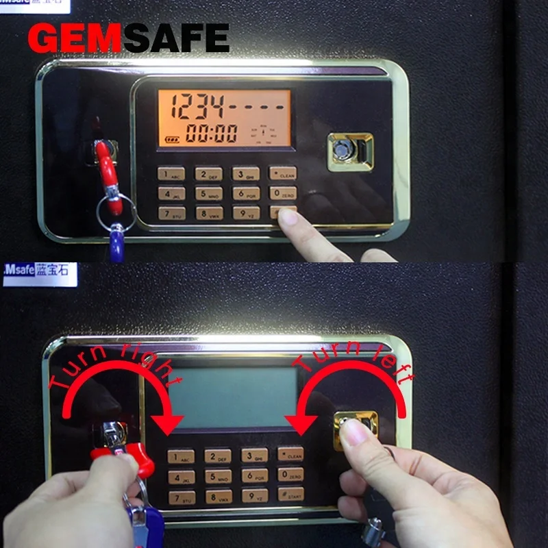 E550QT GEMSAFE падение слот под счетчик электронный депозита монетки сейфы
