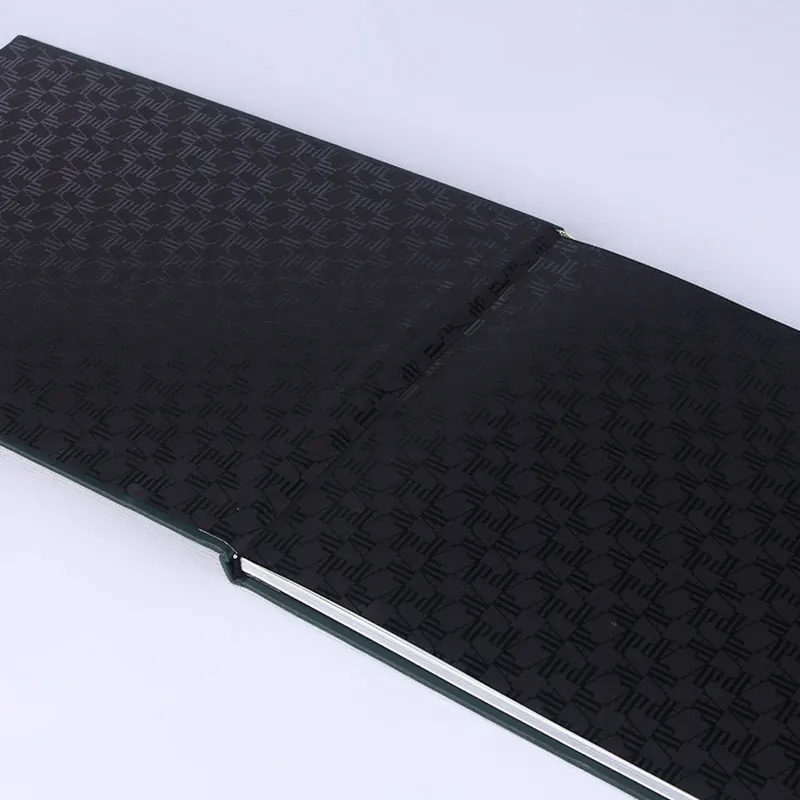 Customized Sewn Binding Imitation Leather Cover A4 Hardcover Books Printing
