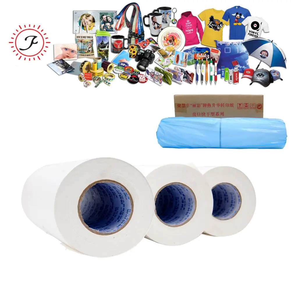 
paper material type and textile application transfer paper 70g sublimation paper 