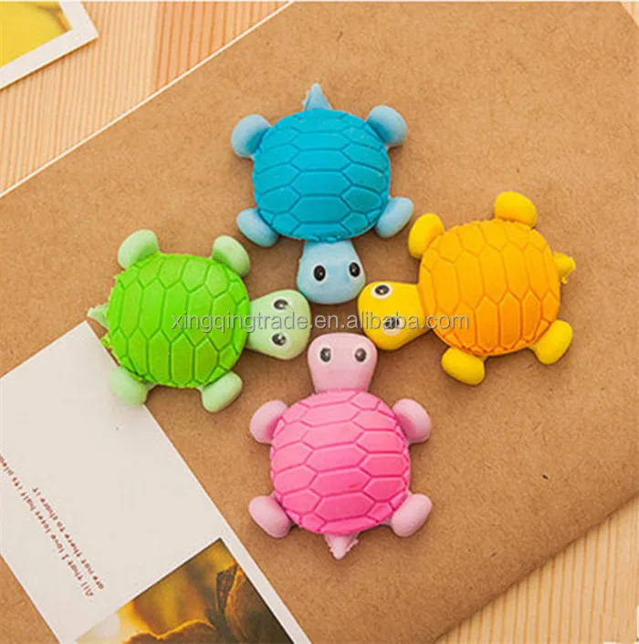 Канцелярские принадлежности для детей, ластик-карандаш, супер милый ластик в форме черепахи, безопасные нетоксичные канцелярские принадлежности