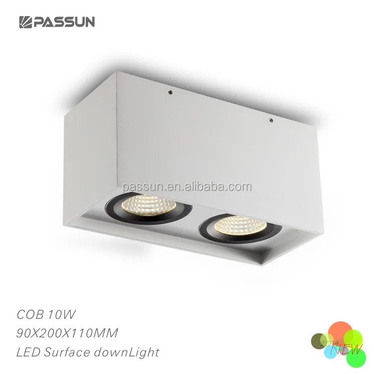 passun lighting two heads led downlight & surface led ceiling lamp