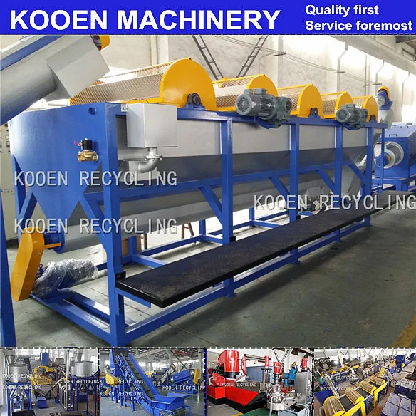 Торговая гарантия KOOEN, лидер продаж, машина для переработки пластиковых бутылок с минеральной водой