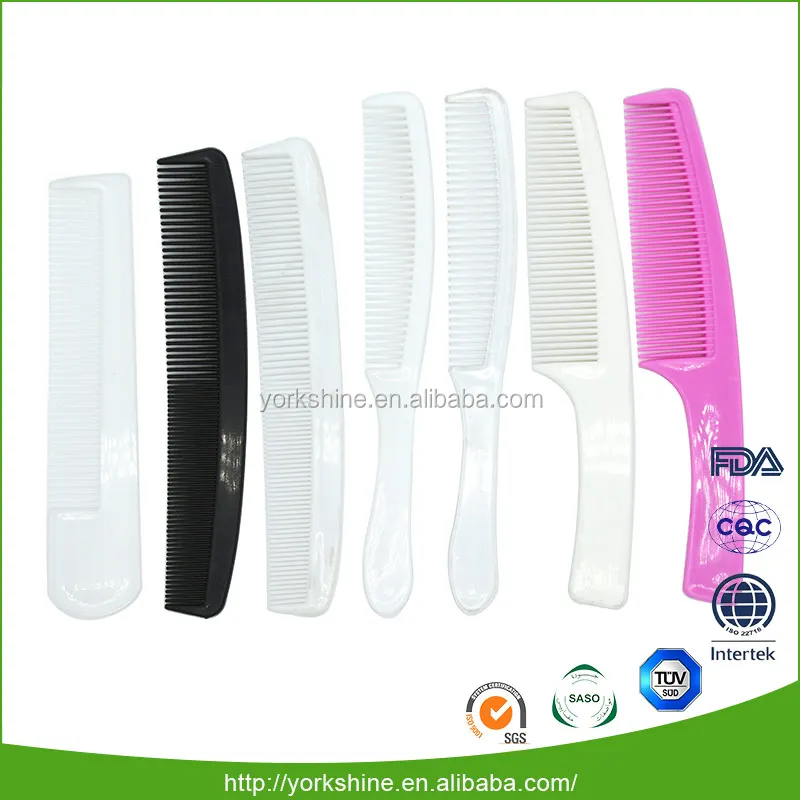 
Worldwide convenient hair plastic hotel comb small for travel and hotel with packed in opp bag or customized 