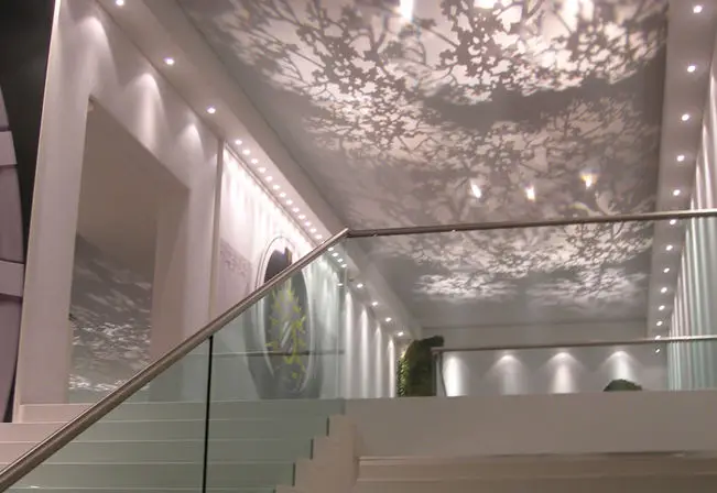 Descor PU coated stretch fabric ceiling/wedding ceiling fabric