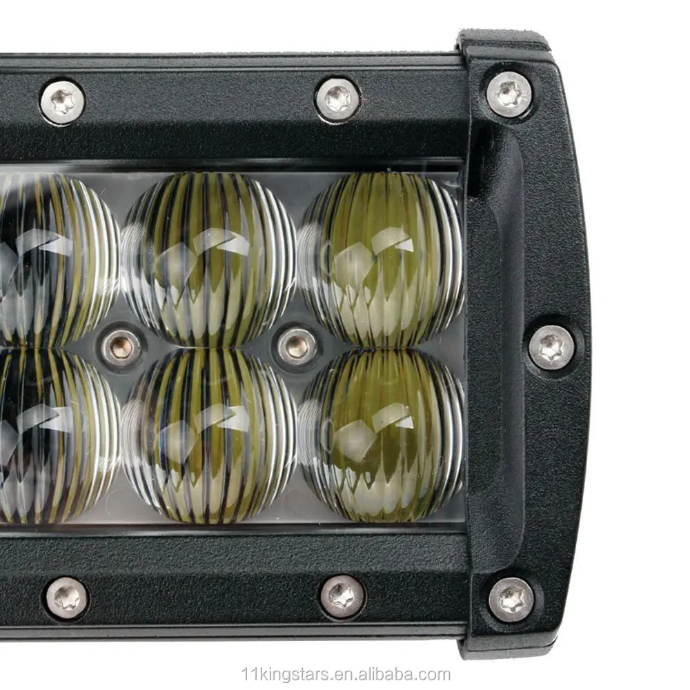 Kingstars 4D ETI LED 72W Led Light Bar 6480lm Dc 12v 24v 6000k Spot Beam Waterproof Led Bar for Jeep hanma led light bar