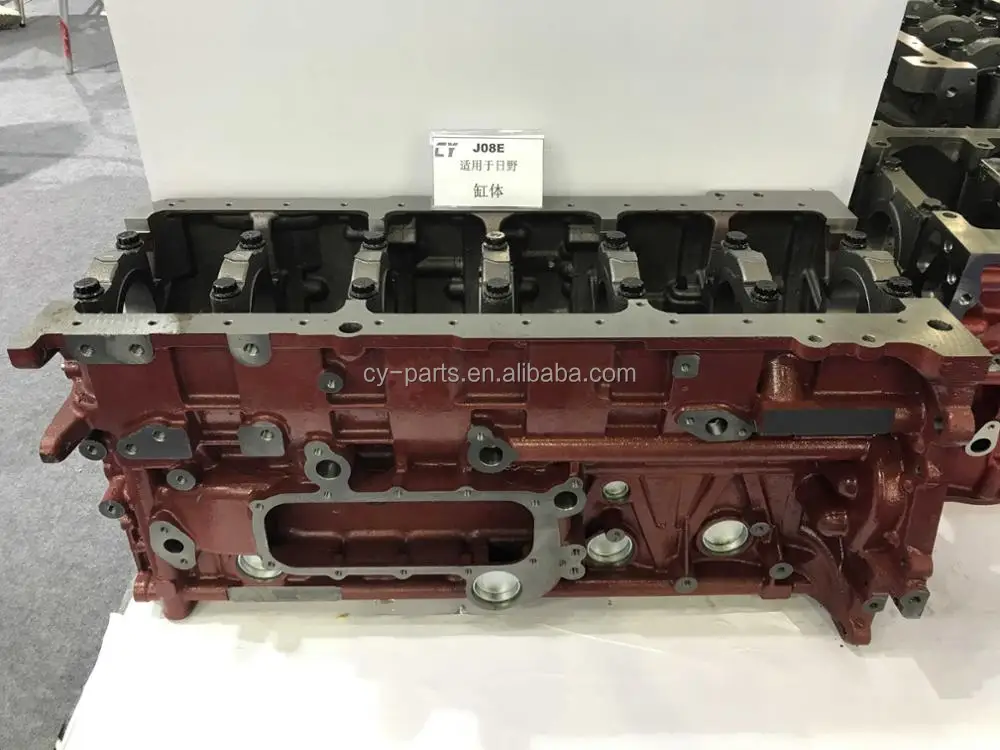 J08E SK350-8 new Cylinder block Engine block