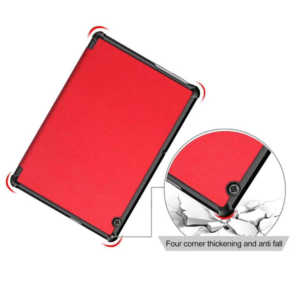 Wake up function with stand tablet PU Leather case cover for Huawei Mediapad T5 10 cases