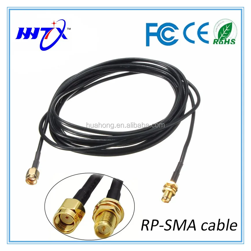 RG58 коаксиальный косичку Расширение соединительный кабель с прямым углом SMA разъем для мобильного автомобильная антенна