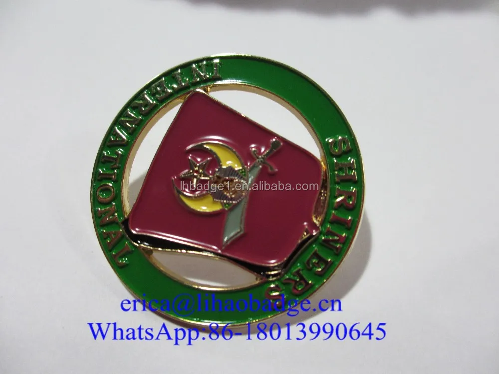 Высококачественная металлическая масонская эмблема масонский значок regalia Золотой