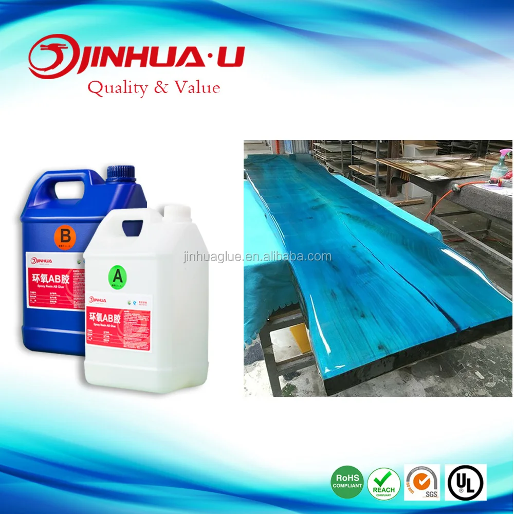 Crystal Clear Epoxy Resin for Wood Table Coating