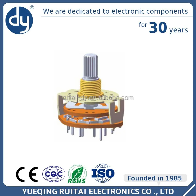 Китай Поставщик Завода Предоставить Непосредственно Хорошее Качество 3-позиционный Поворотный Переключатель