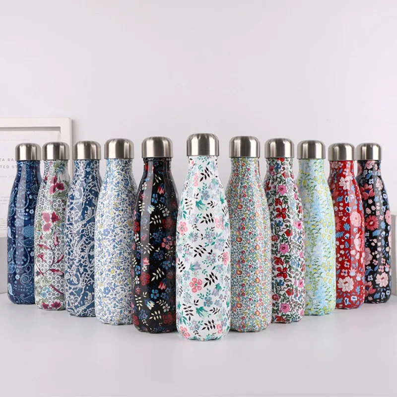 Portable 750ml stainless steel bottle 1 litre liter for Summer Outdoor Sports Camping Hiking Cycling