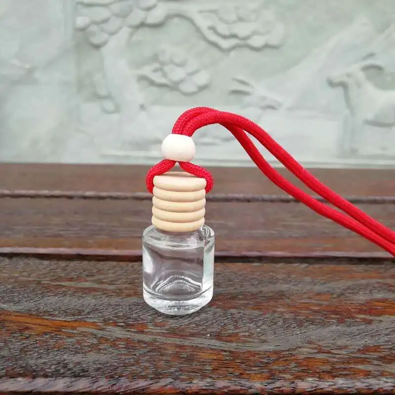 Подвесной диффузор эфирного масла, автомобильный стеклянный флакон для духов, ароматерапия, автомобильный освежитель воздуха 8-10 мл, парфюм