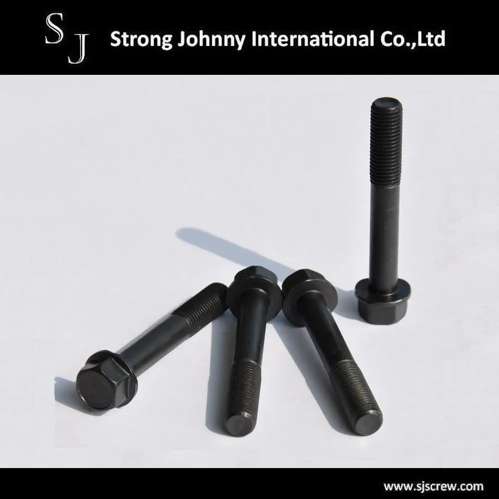 
Taiwan DIN 6921 M10x65 hex flange head hardened bearing cap bolt 
