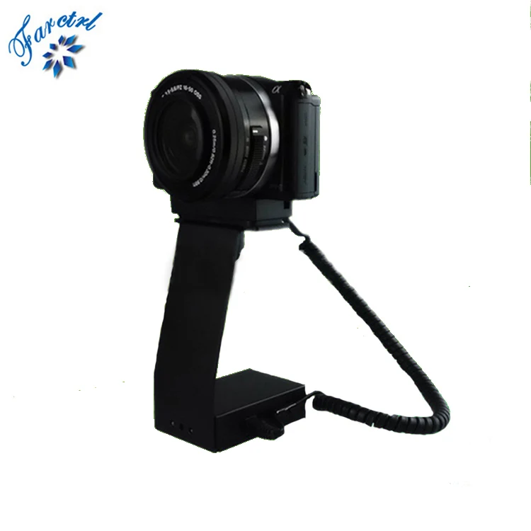 Professional Metal Camera Anti-theft Device Stand with Security Alarm for Retail Exhibition Display
