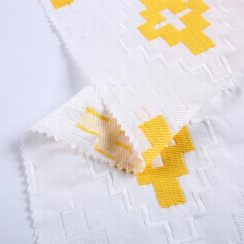 China supplier cotton fabric embroidered textile swiss voile fabric 100% cotton for garment