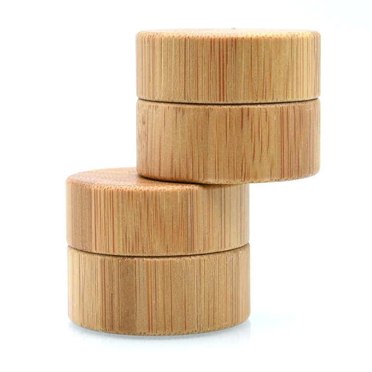 high quantity 5g 10g 15g 20g 30g 50g 100g 150g bamboo cosmetic container jar 200g wooden cosmetic jar 250g wood bamboo cream jar