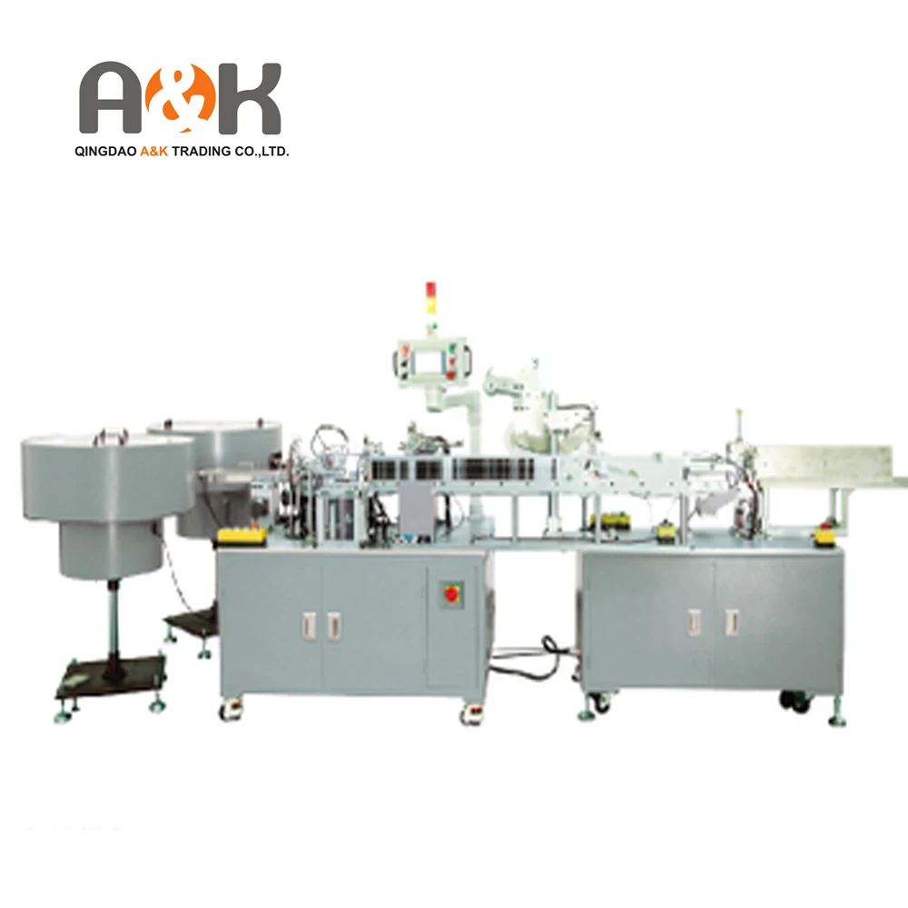 
A&K Fountain Pen Ink Cartridge Box Packing Machine(plastic box)turntable 
