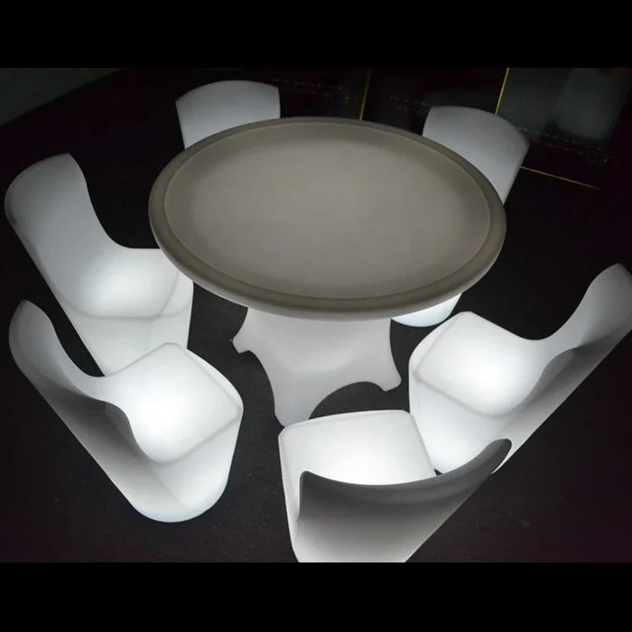 
Outdoor IP65 Rechargeable Remote Control Colors Changing Glowing LED Furniture 