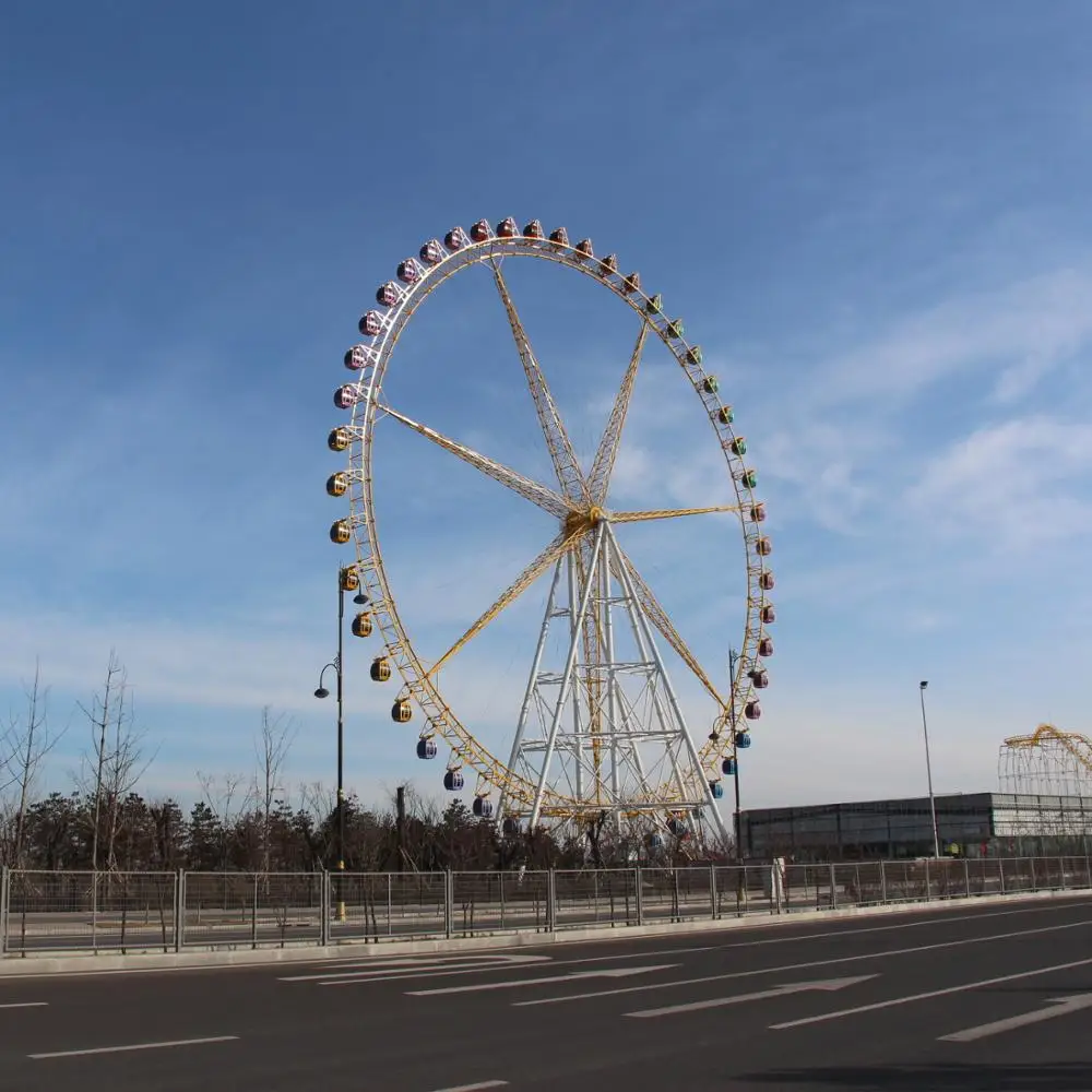 89 м колесо обозрения, товары для парка развлечений, романтическое колесо обозрения с красивым освещением для продажи