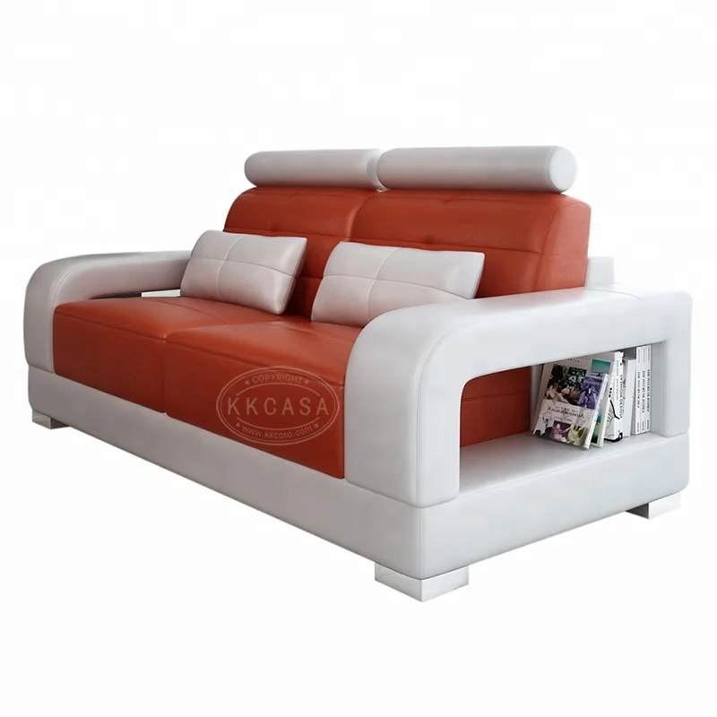 Modern Latest Living Room 123 shape sectional sofa Italian Leather Sofa Design Foshan  Furniture Market