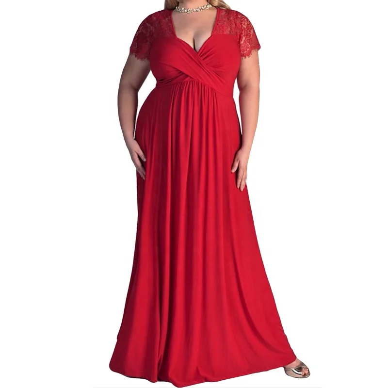 2024  new fashion mature ladies women v neck evening sexy maxi dress for pregnant women cheap OEM