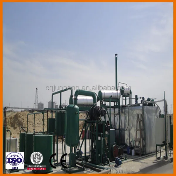 used engine oil distillation