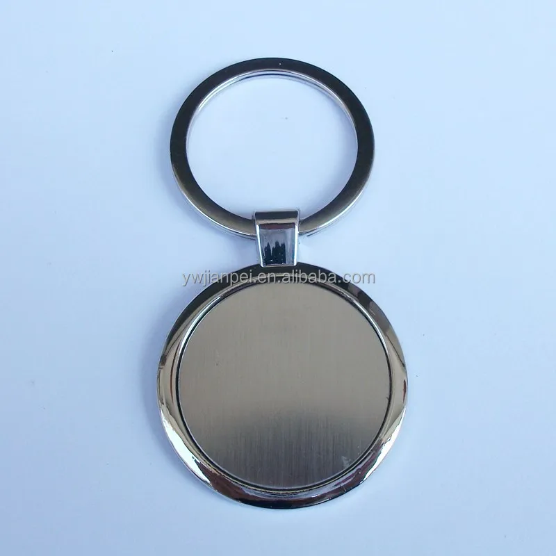 
Round Shape Metal Blank Stock Keychain Logo size 30*30mm 