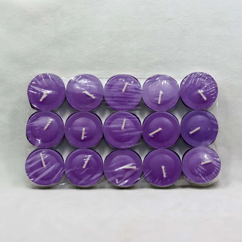 12g paraffin wax lavender scented tealight candles