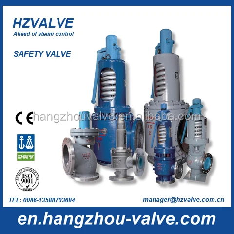 Boiler steam safety relief valve