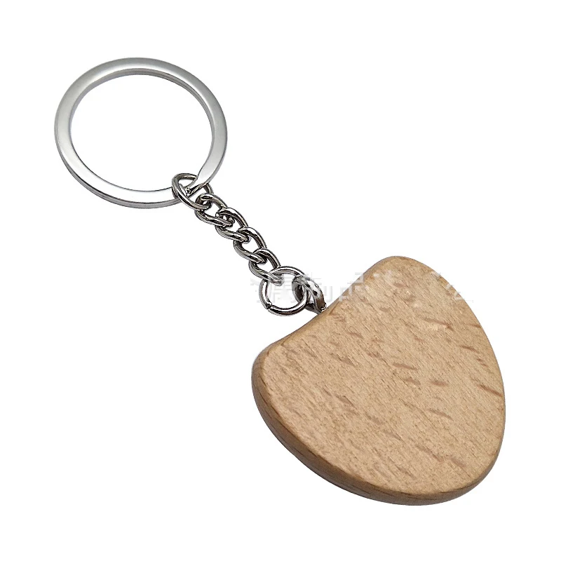 
hs code for keychain with factory price custom logo wood keychain 