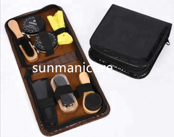 Фабрика bsci, набор для полировки обуви, уход за сапогами, подарочный набор восковой обуви, набор для сияния обуви