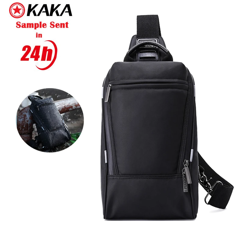 2019 best sell trendy young college boys fashion chest popular men lightweight waterproof crossbody korean sling bag