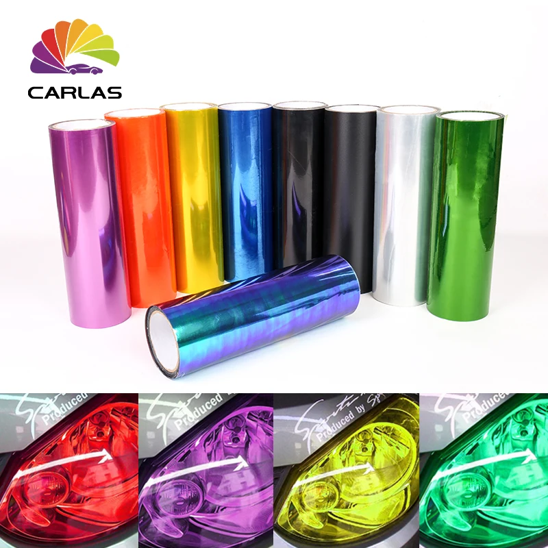 High Clear Led Headlights Car Headlight Tint Film Vinyl Wrap Car Lamp Protection Film Translucent Film
