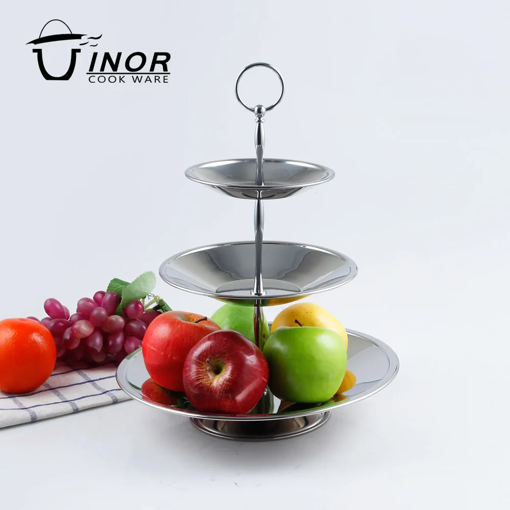 import china round wholesale 3 tier cupcake serving tray with stand