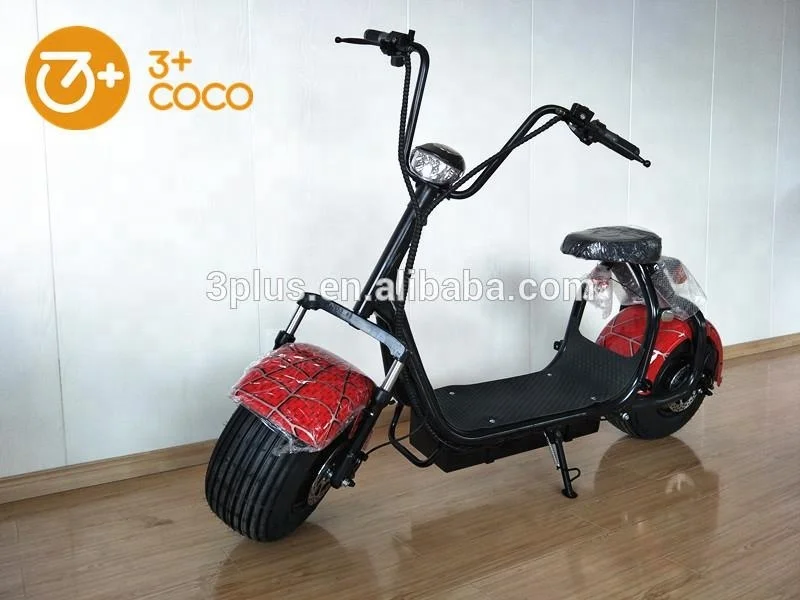  Электрический велосипед citycoco с толстыми